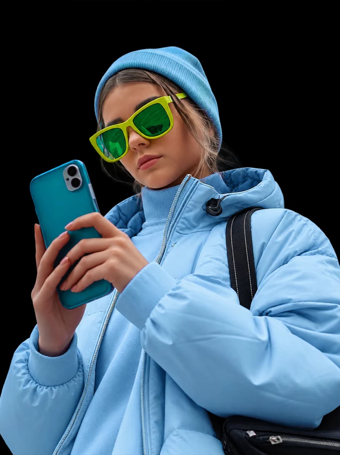 Shopper browsing an online store on a phone